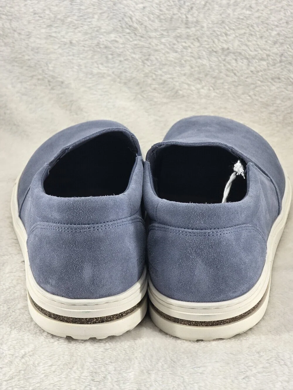 Birkenstock Oswego Elemental Blue Suede Slip On Sneakers EU 43 US 10